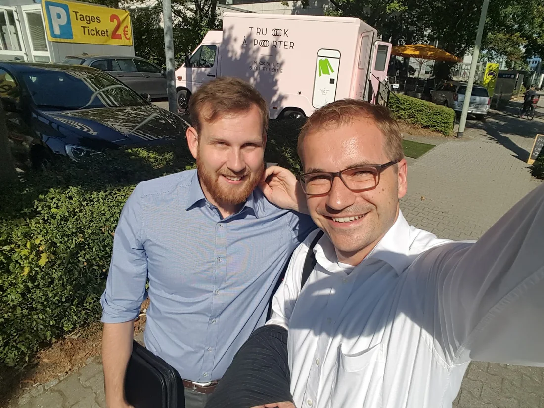 Markus Kühle und Jan Marsh, die Gründer von coodoo