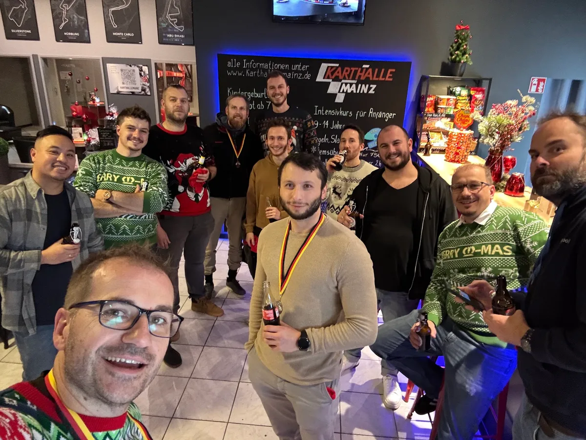 Weihnachtsfeier in der Karthalle Mainz