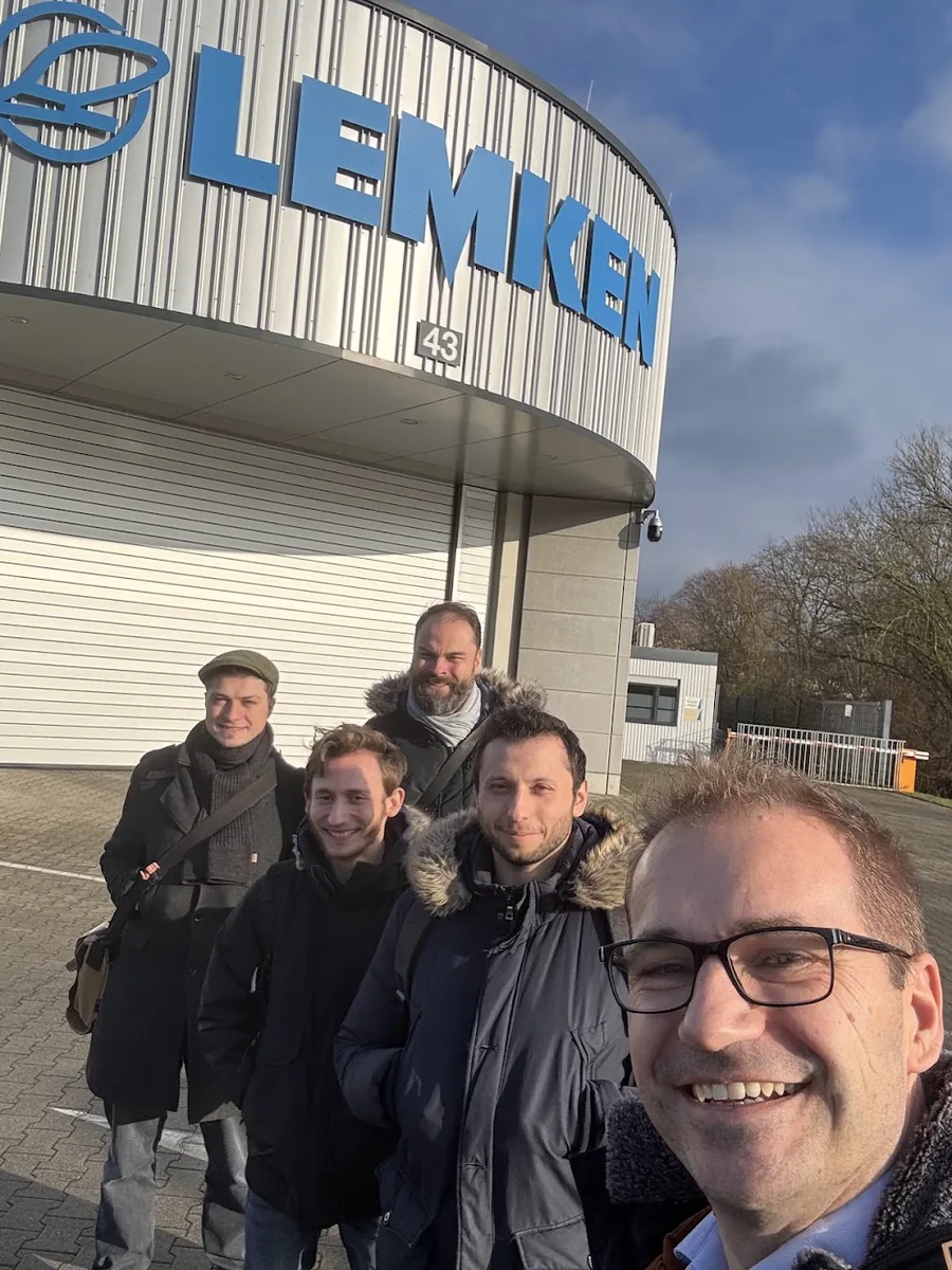 Das coodoo Team beim Kundenbesuch