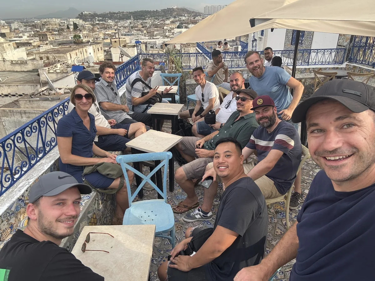 Gemeinsame Team-Reise