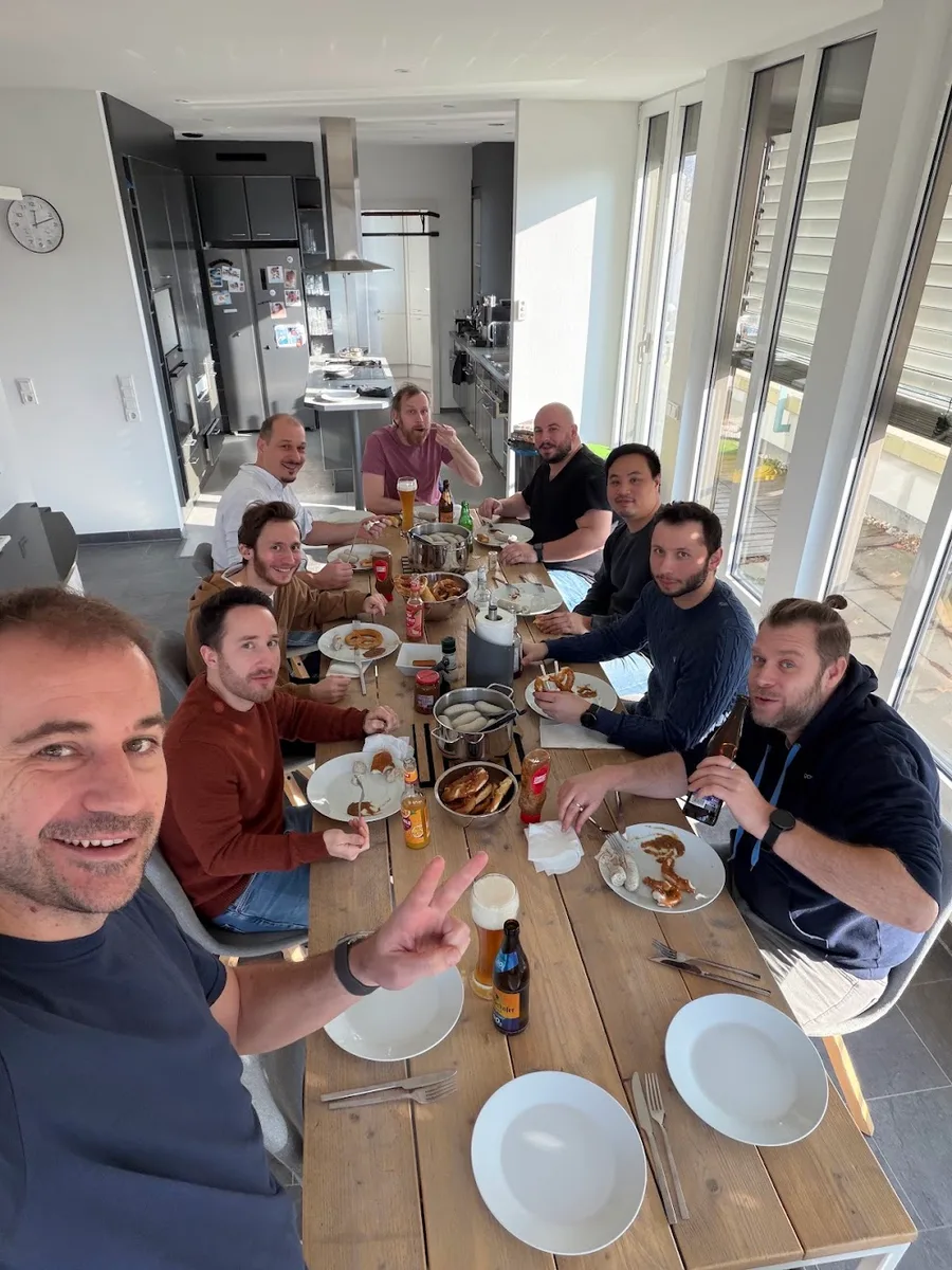Weißwurstfrühstück mit dem Team